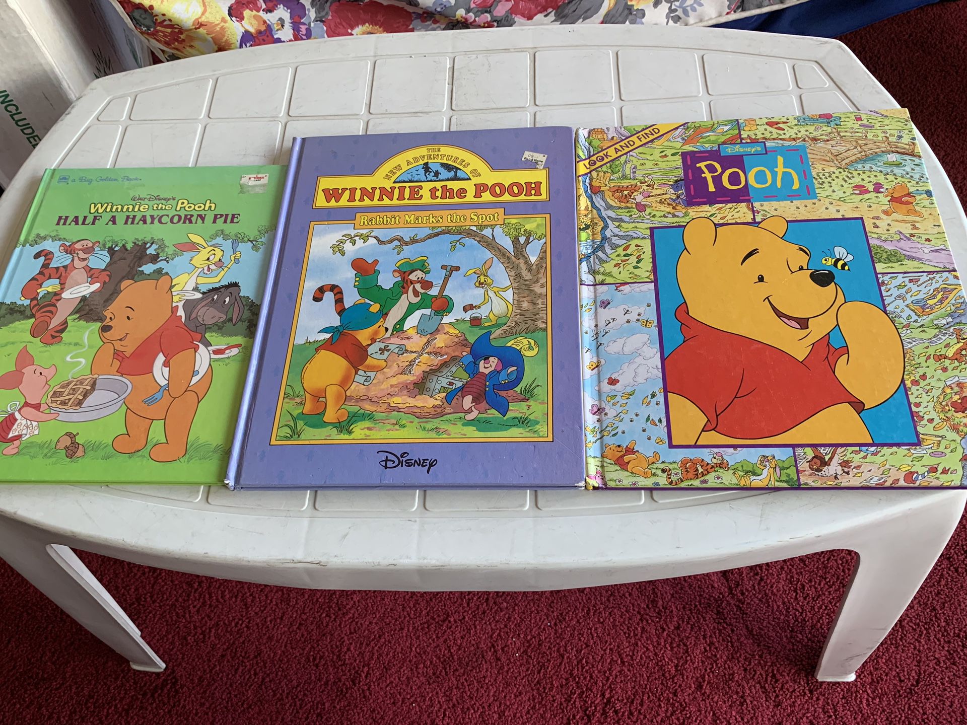 Winnie the Pooh 3 Assorted Large Books for $5