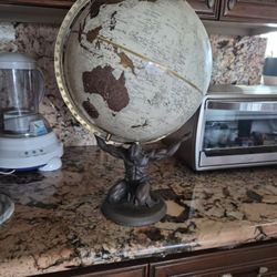 Atlas 20" Inch Desktop World Globe By Replogle Globes