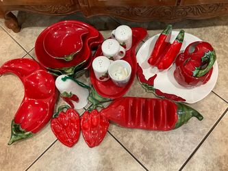 Ceramic Chili Peppers