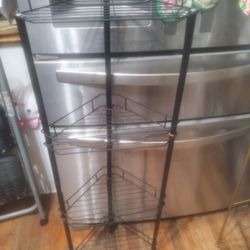 4tier Floor Corner Floor Standing  Caddie Like New