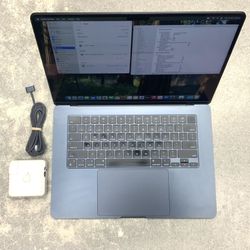 Apple MacBook Air Laptop M2 Chip 8GB RAM macOS Sequoia 15.3 Inch Liquid Retina Display Screen 250 SSD Memory Storage Notebook Wifi Bluetooth Keyboard