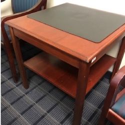 Beautiful cherry veneer side table