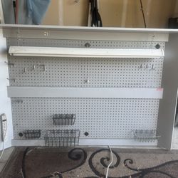 Very Nice Wall Unit For Tools Or Other Items