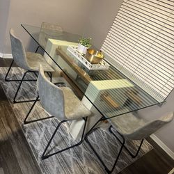 Dining Glass Table 