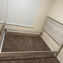Queen Bedframe And headboard 