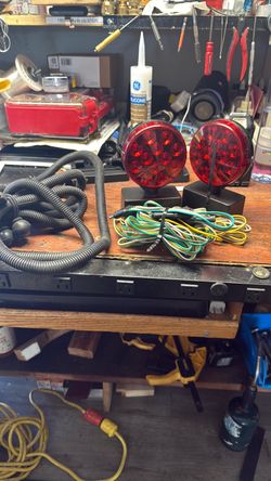 Towing  light led with magmatic