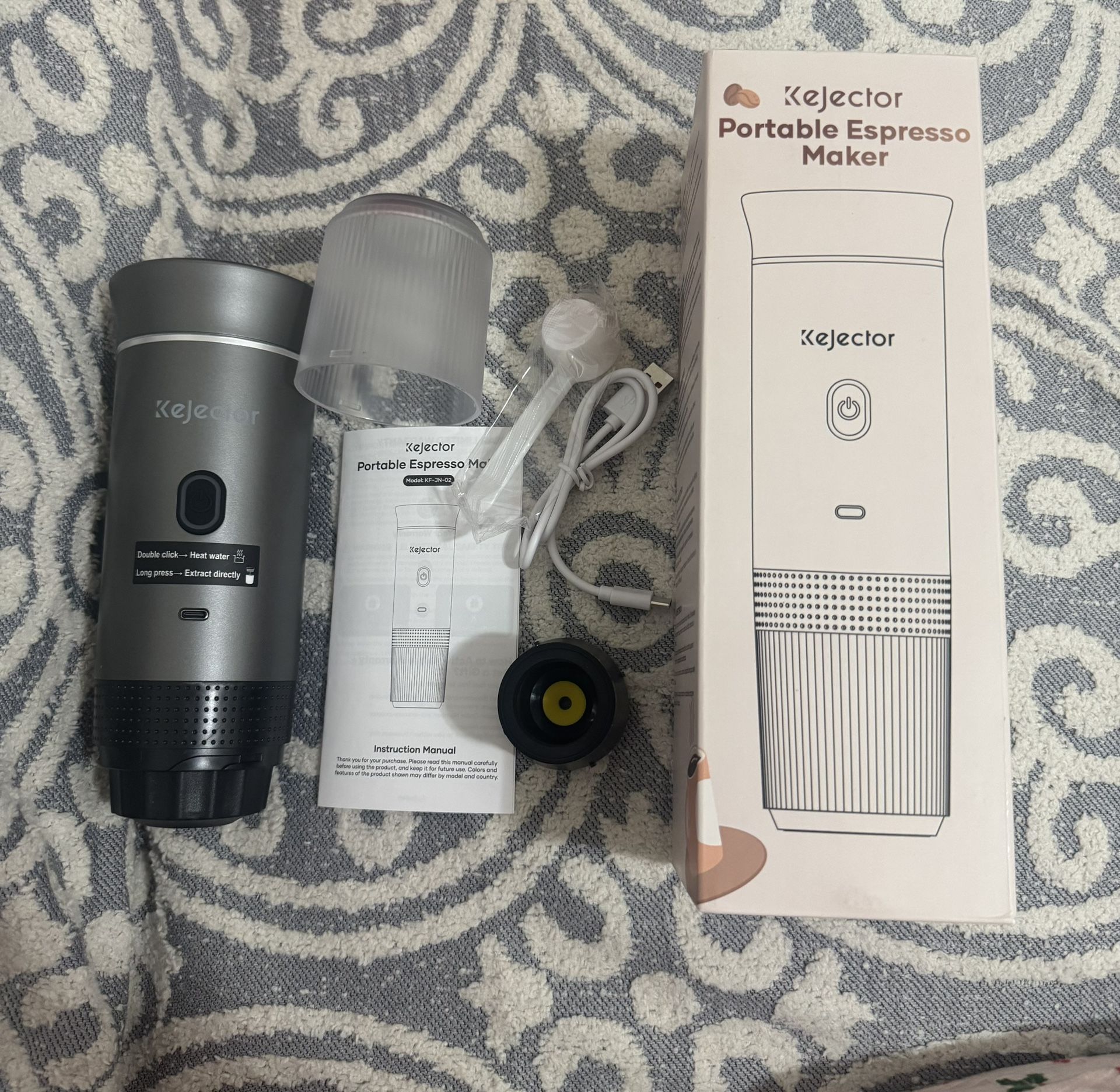 kejector Portable Coffee Maker Espresso Machine for Travel