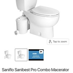 Entire Saniflo With pump