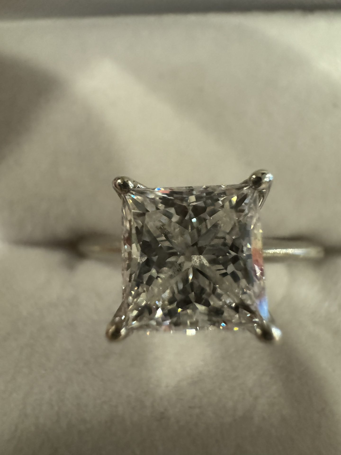 2 Carat Princess Cut Diamond Ring 14k