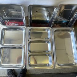 COMBO Chafing Dishes - 3 Pack 10 Quart Buffet Chafing Dishes 