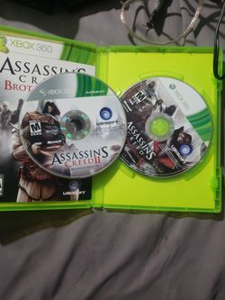 assassins creed 2 and brotherhood Xbox 360