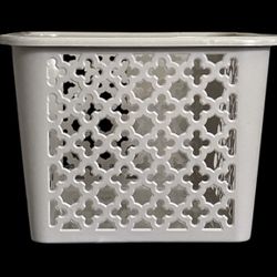 4 Gray Stackable Baskets