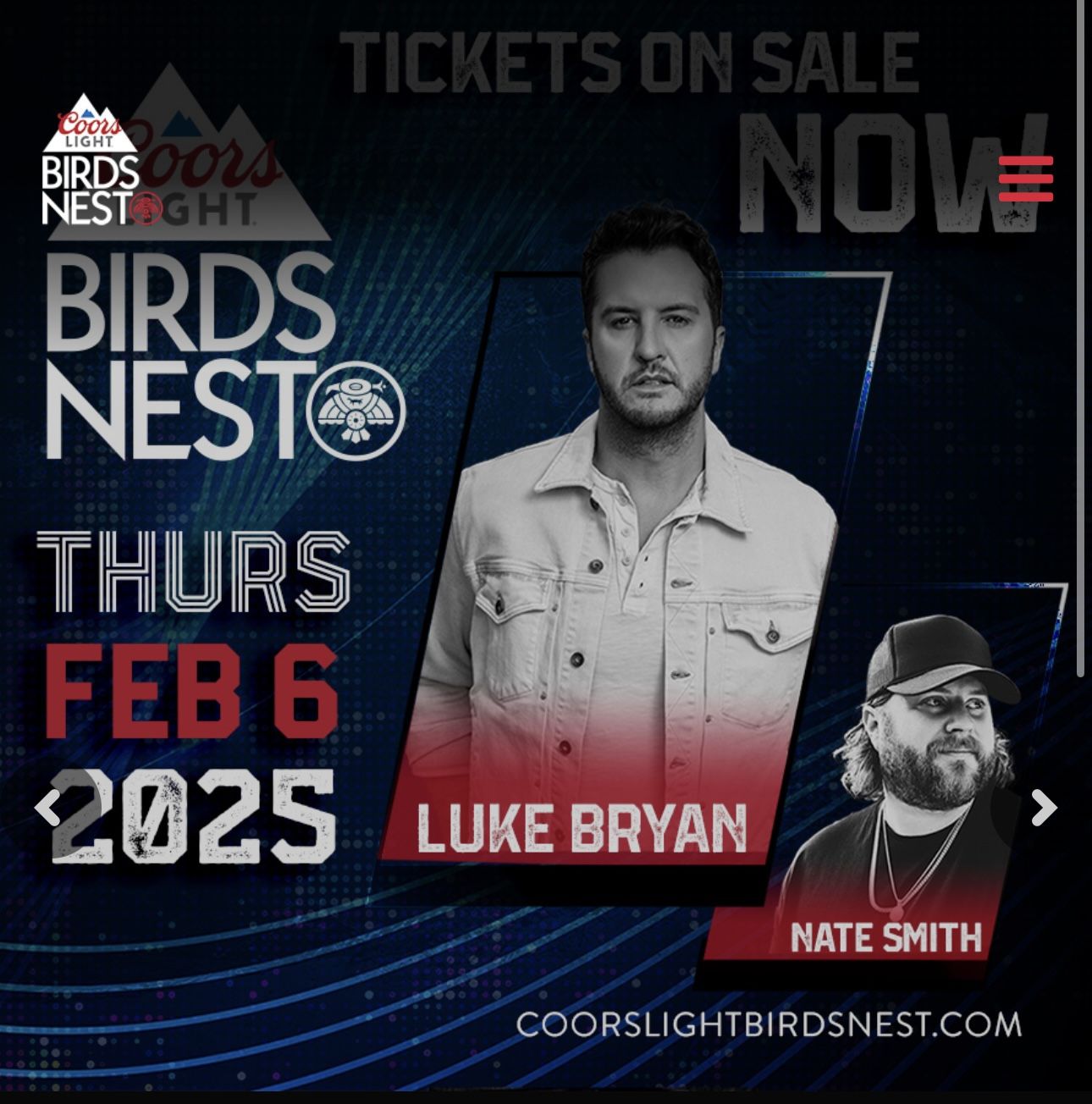 Birds Nest Luke Bryan $450