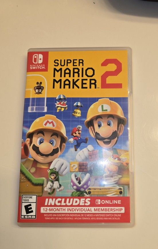 Super Mario Maker 2 for Nintendo switch