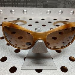 Maui Jim MJ134-22 Hibiscus Sandstone Sunglasses Made in Italy Bronze