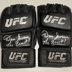 Dan Severn Signed UFC Gloves 