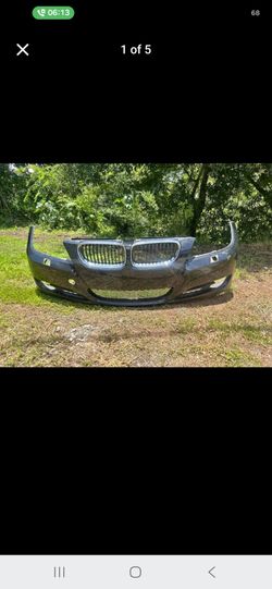 Bmw 328i 2011 front bumper, black