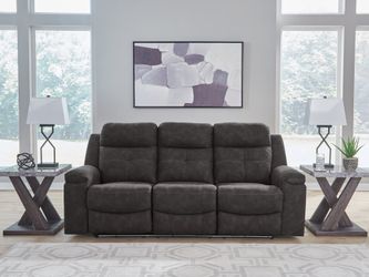 Brysonview Charcoal Reclining Sofa