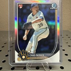 2025 Bowman Chrome - Chad Patrick #28 Sp Rookie Red Rc Variation (RC)