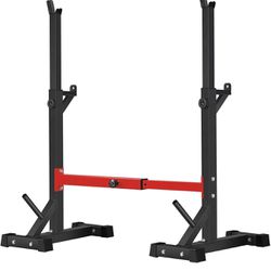 BangTong&Li Squat Rack Stand,Barbell Rack,Bench Press Rack Stand Home Gym Adjustable Weight Rack 550Lbs
