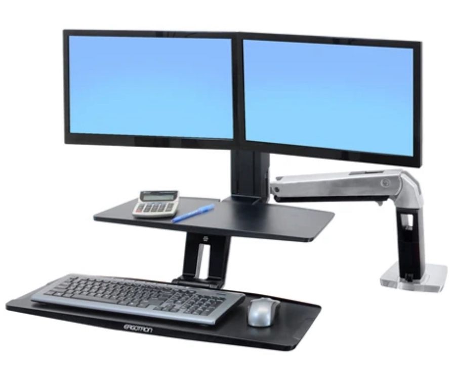 Ergotron Workfit Dual Monitor Sit/Stand