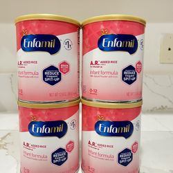 Enfamil A.R. Infant Formula – 4 Cans (12.9 oz) | New & Sealed