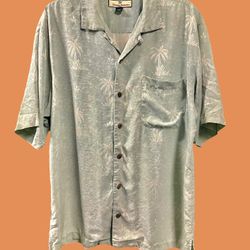 Men’s Tommy Bahama Hawaiian 100% Silk Shirt Size Medium