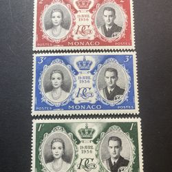 1956 Royal Wedding Stamps