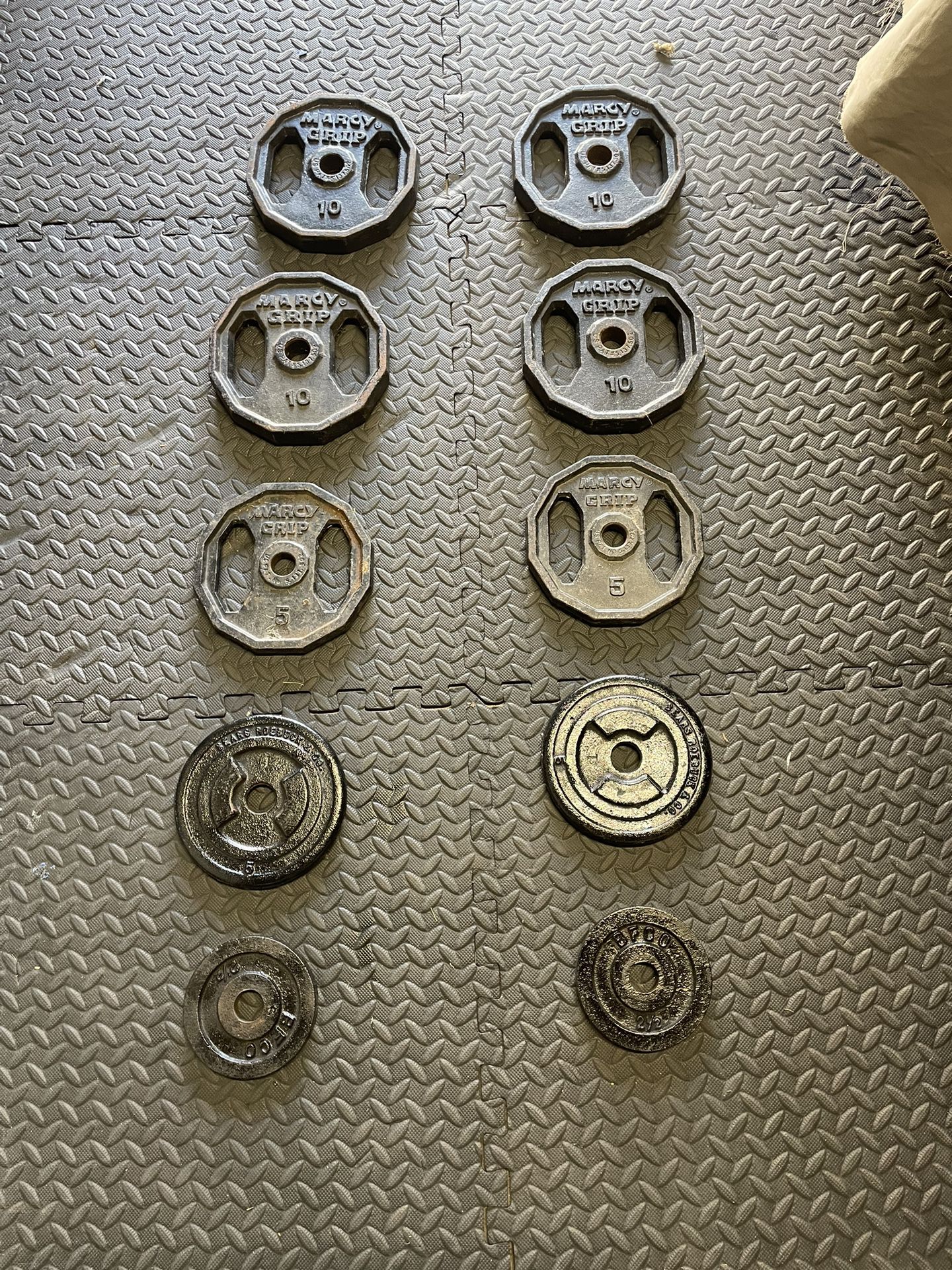 Weights Plates.                    60 Dollars 