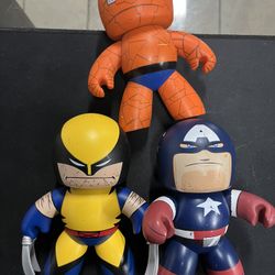 Marvel Toys (Thing, Wolverine, Captain America 