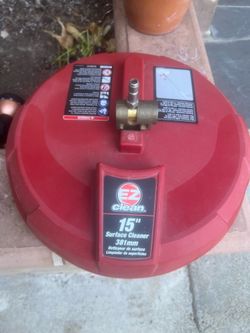 EZ Clean 15-inch pressure washer surface cleaner.