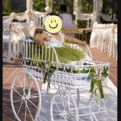 Flower Girl/Ring barrel Wedding Wagon
