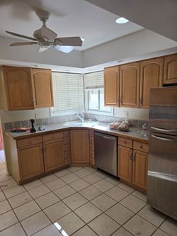 Kitchen cabinets