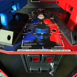 *RARE AUTHENTIC T2 A1UP CABINET MODDED WITH 16 GAMES, UPGRADED SOUND WITH SUB, MARQUEE, COIN DOOR!*