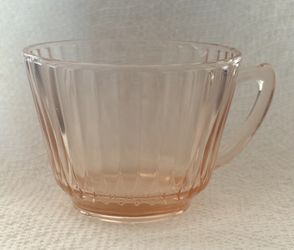Pink Petalware pattern by Macbeth-Evans Teacup Depression era 1930’s-1940’s