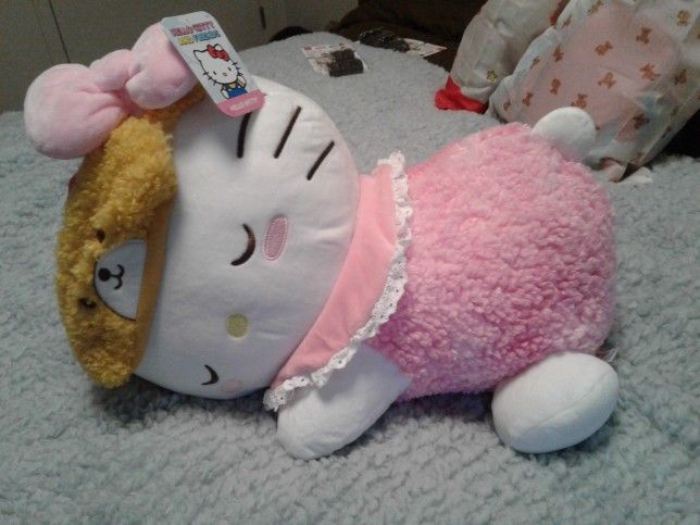 Sleeping Hello Kitty Plush