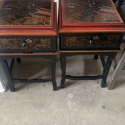 Set of 2 Chinese tables