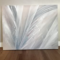 LEE REYNOLDS 60x48 EXTRA LARGE Multicolored Textured Abstract Canvas Wall Art