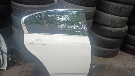 2007-2013 INFINITI G37 Sedan Rear Left ( Driverside) Door White OEM