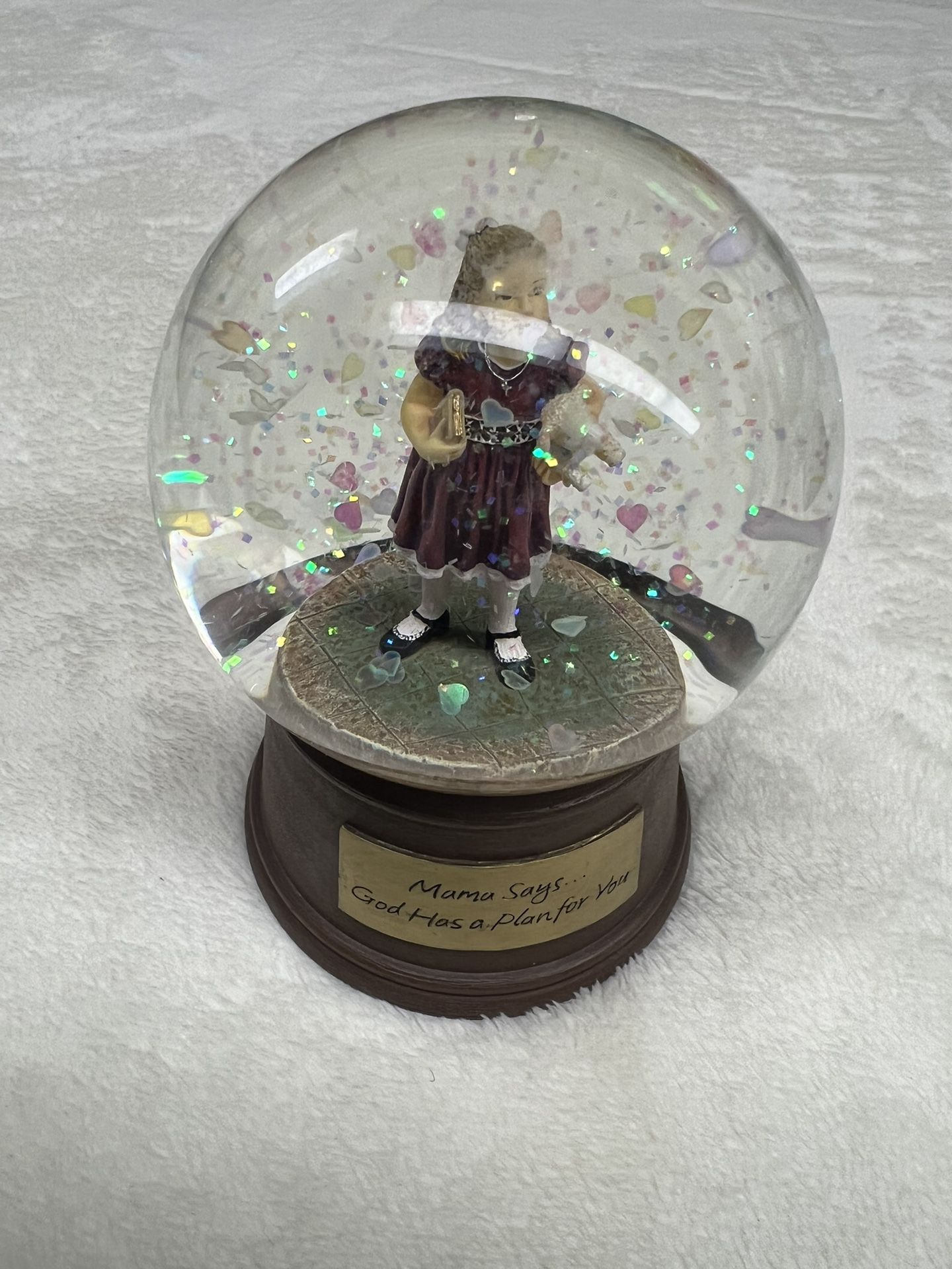 Demdaco Mama Says…God Has a Plan for You Musical Snow Globe -  It plays what a friend we have in Jesus