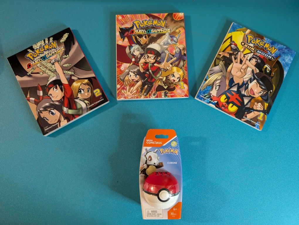🤩💥 Original Pokemon Manga with Cubone Collectible😻💥