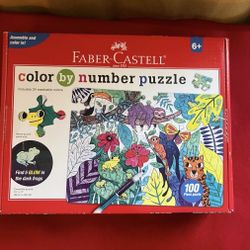 Faber-Castell Color By Number 100 Piece Puzzle 