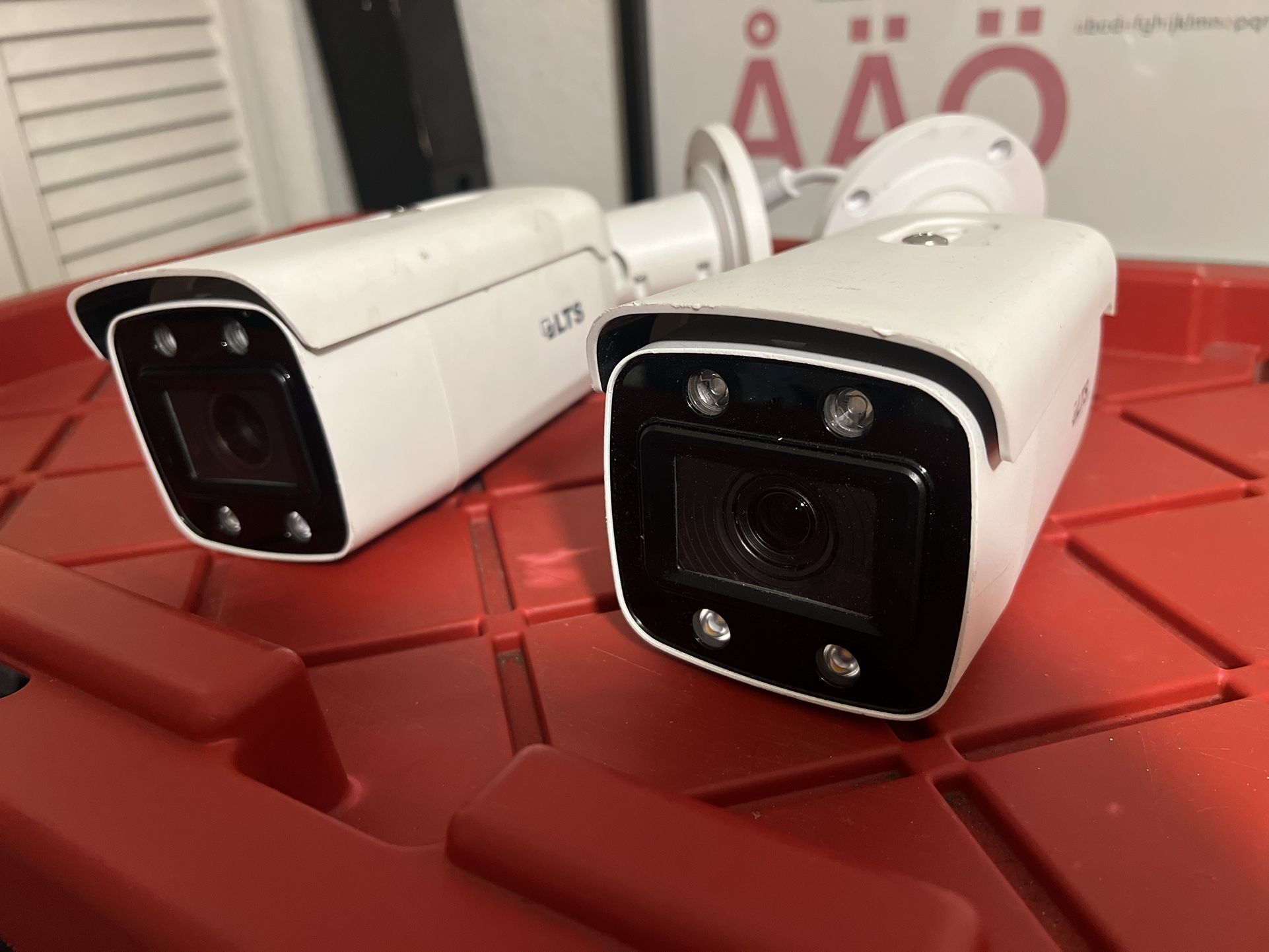 2× LTS LT‑CMIP7923LPR‑22 2 MP LPR Bullet IP Cameras 