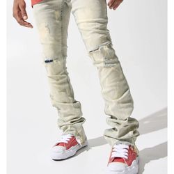 Serenede Stacked Jeans Size 40 