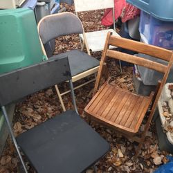 For Nice Fold Up Chairs all For $35 Firm