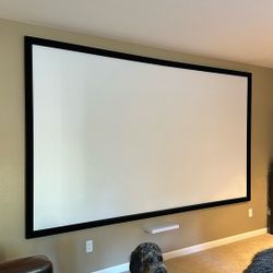Movie Screen 122.5 X 71 Inches 