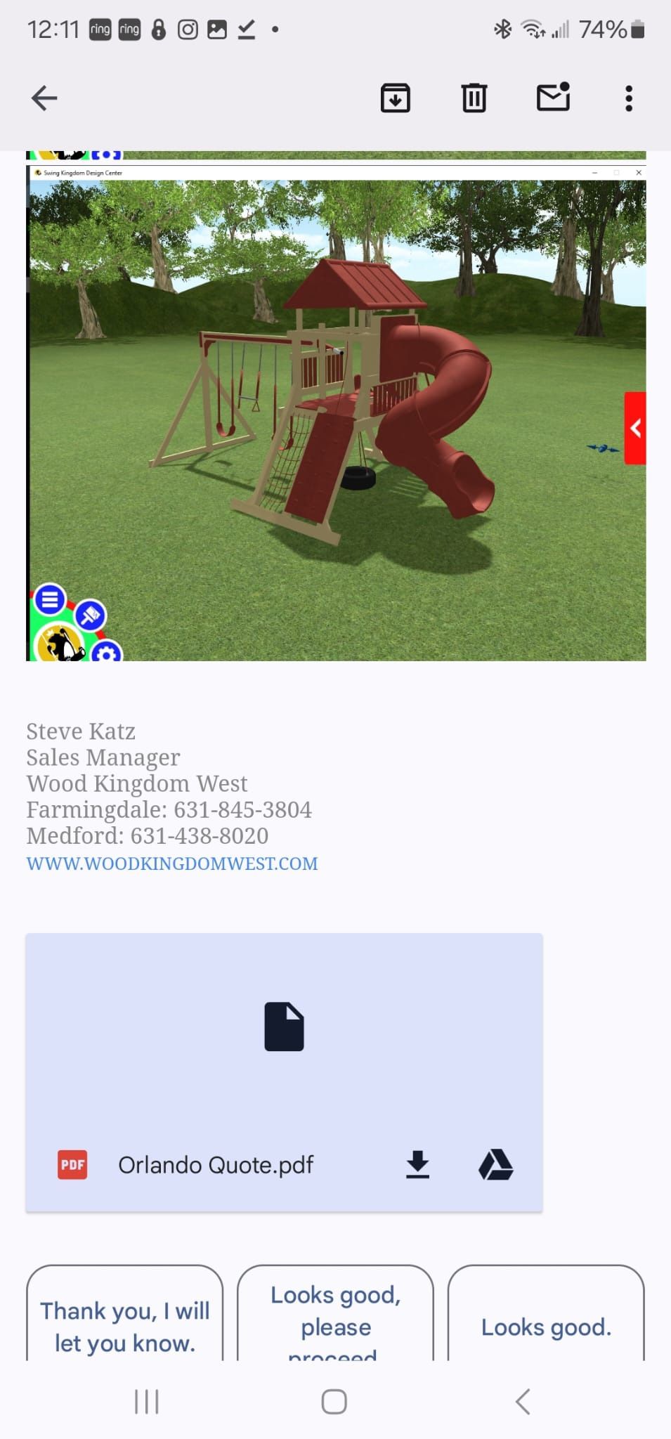  Backyard Swing Set 