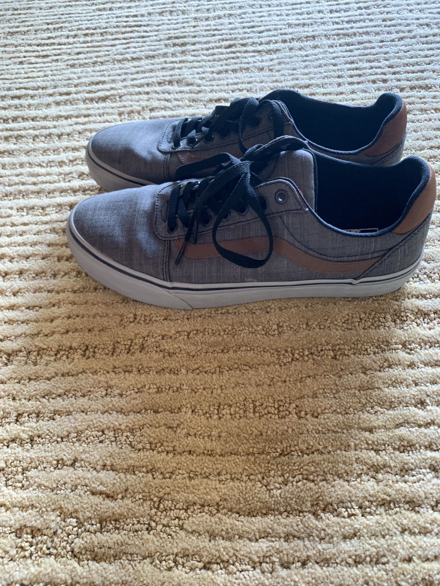 11.5 Gray Vans Shoes