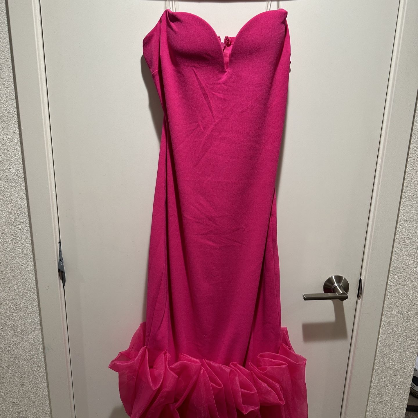 Monte Carlo Nights Midi Dress - Fuchsia