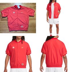 Nike Authentic Warm-Up Shirt Basketball Red Men’s Sz Medium NEW!!
